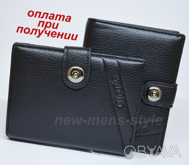 
Стильный европейский мужской кошелек от бренда- Devis внутри с отделением для п. . фото 1