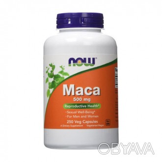 
 
Now Maca 500 mg – добавка на основе маки, которая поддерживает гормональный б. . фото 1