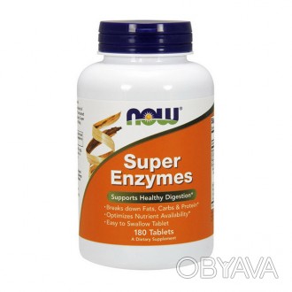 
 
Super Enzymes от Now Foods – это комплексная смесь ферментов, которые поддерж. . фото 1