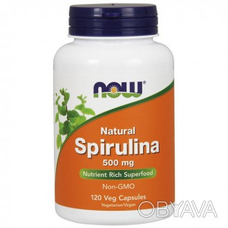 
 
Natural Spirulina 500 mg от NOW – это добавка, главным ингредиентом которой я. . фото 1