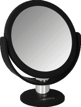 Круглое двустороннее зеркало с 5 кратным увеличением и обычным зеркалом для созд. . фото 3