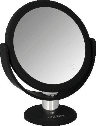 Круглое двустороннее зеркало с 5 кратным увеличением и обычным зеркалом для созд. . фото 2