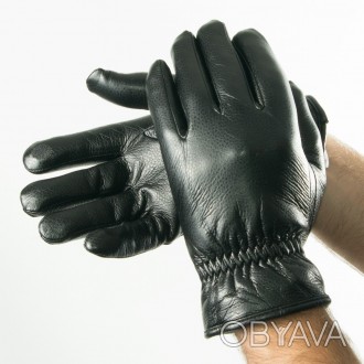 
 Мужские перчатки из экокожи с искусственным мехом внутри.Обеспечат Вам защиту . . фото 1