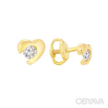 Золотые гвоздики сердечки с бриллиантами 0,20 карат. НОВЫЕ (Код: 15080)

Общий. . фото 1
