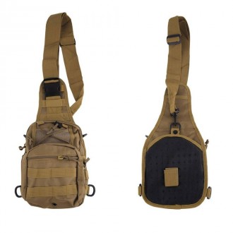 Тактичний рюкзак на плече.
матеріал: 600D Тканина Оксфорд
колір: Пісочний та ч. . фото 8