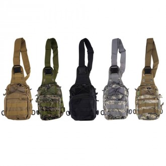 Тактичний рюкзак на плече.
матеріал: 600D Тканина Оксфорд
колір: Пісочний та ч. . фото 7