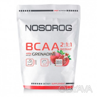 
 
NOSOROG Instantized BCAA 2:1:1 гранат 400 грамм содержит смесь аминокислот L-. . фото 1
