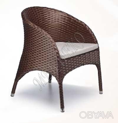 Крісло з ротанга, Крісло Монтана
Плетені меблі зі штучного ротанга - це відмінн. . фото 1