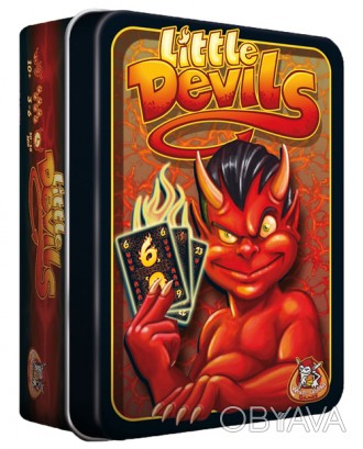 Карточная яркая настольная игра "Little Devils" - это, в первую очередь, стильна. . фото 1