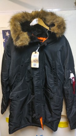 Теплая зимняя куртка Alpha Industries N-3B Slim Fit USA. Оригинал.
Выполнена из. . фото 3