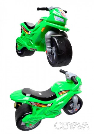 Мотоцикл 2-х колісний зелений, Орион 68*28,5*47см /1/ Работаем с 2011 годаБлагод. . фото 1
