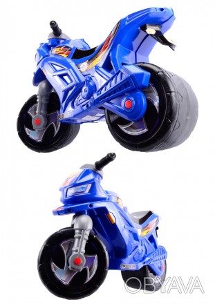 Мотоцикл 2-х колісний синій Орион 68*28,5*47см /1/ Работаем с 2011 годаБлагодаря. . фото 1
