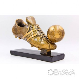 	Тип: спортивная наградная статуэтка;Вид спорта: футбол;Высота статуэтки: 15 см;. . фото 1