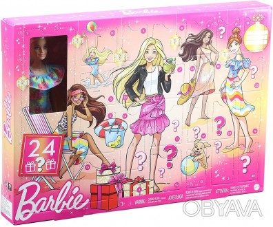
	Адвент-календарь Барби "Стиль и Шик" GXD64
	Barbie Advent Calendar with Barbie. . фото 1