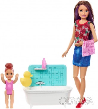 
	Барби уход за малышами челси ванна няня barbie babysitter Bathtime. . фото 1