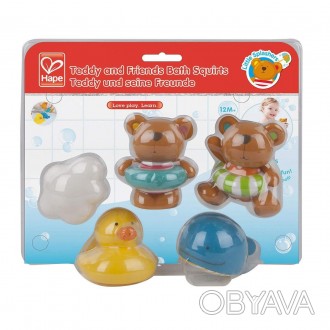 
Игрушка для ванной - Teddy and Friends Squirts - это маленькие друзья-брызкалки. . фото 1