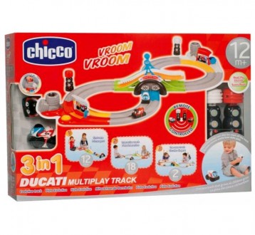 Трек трасса с мотоциклами 4 в 1 Chicco 69027. Київ. фото 1 Трек трасса с мотоциклами 4 в 1 Chicco 69027. Київ. фото 1