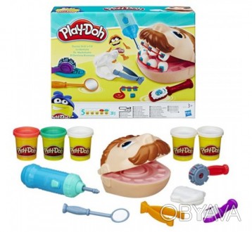 
Обновленный набор пластилина "Мистер Зубастик" Play-Doh - новейшая версия сверх. . фото 1