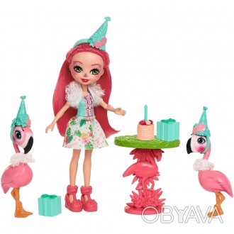 
У куколки сегодня День Рожденья!
Поздравить ее пришли ее друзья-фламинго. Все т. . фото 1