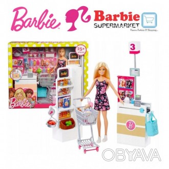 
 набор Барби супермаркет Barbie supermarket FRP01 mattel. . фото 1