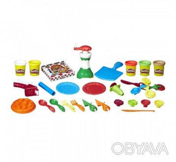 
Игровой набор "Пицца и макароны" Play-Doh (B6383) .Пицца Play-Doh - это замечат. . фото 1