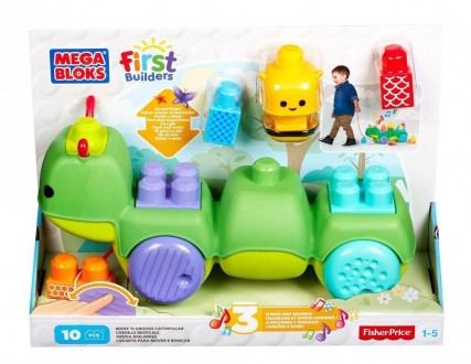 Конструктор Mega Bloks First Builders Музыкальная гусеница CNG22. Киев. фото 1 Конструктор Mega Bloks First Builders Музыкальная гусеница CNG22. Киев. фото 1