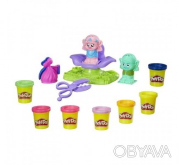 
Игровой набор Парикмахерская Троллей от Play - Doh . 
Оригинал! 
Размеры коробк. . фото 1