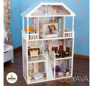 
Красочный кукольный домик KidKraft Savannah Dollhouse станет настоящей гордость. . фото 1