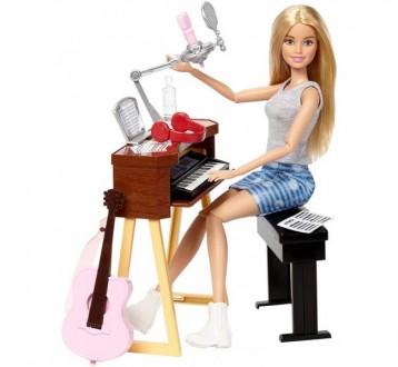 Игровой набор Барби с гитарой и пианино Barbie Girls Music Blonde Activity. Київ. фото 1 Игровой набор Барби с гитарой и пианино Barbie Girls Music Blonde Activity. Київ. фото 1