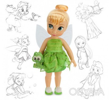 
Новая Динь малышка Аниматорс 2017 Дисней Disney Animators Tinker Bell Doll ! Ма. . фото 1