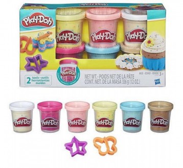 Play Doh Плей до 6 баночек с конфетти Play-Doh Confetti Compound Collection Set . Київ. фото 1 Play Doh Плей до 6 баночек с конфетти Play-Doh Confetti Compound Collection Set . Київ. фото 1