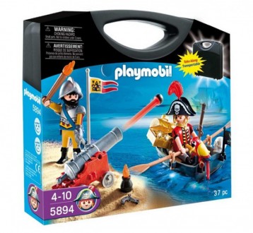 Плеймобил Playmobil 5894 Набор в чемодане Пираты. Київ. фото 1 Плеймобил Playmobil 5894 Набор в чемодане Пираты. Київ. фото 1
