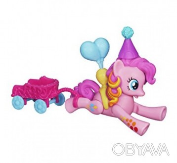
Набор My Little Pony Zoom n Go Pinkie Pie Doll от Hasbro состоит из фигурки Пин. . фото 1