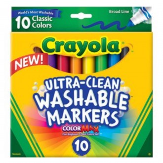 Смываемые фломастеры Crayola. Широкая линия. 10 шт в упаковке. Киев. фото 1 Смываемые фломастеры Crayola. Широкая линия. 10 шт в упаковке. Киев. фото 1