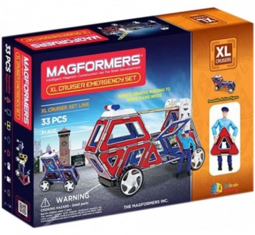Магнитный конструктор Magformers Крейсеры XL, Строители, 37 эл. Київ. фото 1 Магнитный конструктор Magformers Крейсеры XL, Строители, 37 эл. Київ. фото 1
