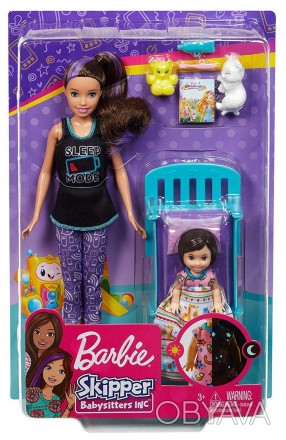 
Скиппер няня Спокойной ночи Barbie Skipper Babysitters Inc. Bedtime Playset 
	О. . фото 1