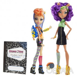 
 Набор из 2-х кукол 
 Клодин и Хоулин Вульф 
 
 
Monster High Clawdeen Howleen . . фото 1