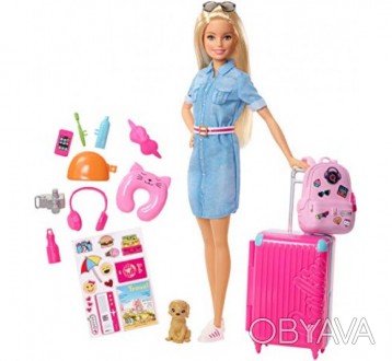 
Кукла Барби путешественница Barbie Travel Doll Accessories. . фото 1