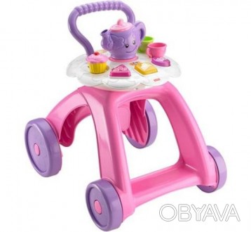 
Fisher-Price Laugh & Learn Smart Stages Tea Cart Walker
Ходунки Fisher-Price се. . фото 1