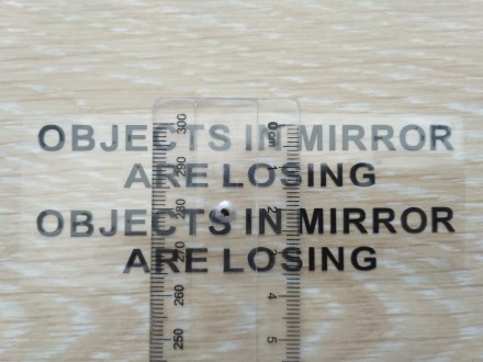 Objects in Mirror are Losing-(перевод) объекты в зеркале теряются наклейки на ав. . фото 6