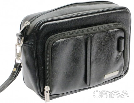 Небольшая мужская сумка Professional S864 10 черная
Описание товара:
	Мягкая бар. . фото 1