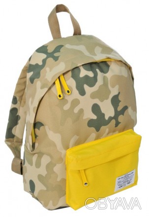 Стильный городской рюкзак 15 л. Paso камуфляж/желтый
Описание рюкзака:
Рюкзак из. . фото 1