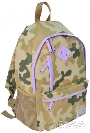Стильный женский рюкзак для города 18 л. Paso CM-182A камуфляж/сирень
Описание р. . фото 1
