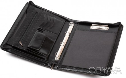 Папка-портфель Jpb из эко кожи черная AK-04N
Описание:
	Папка из качественной ис. . фото 1