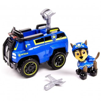 Nickelodeon Paw Patrol Щенячий патруль Чейз со шпионской машиной. Київ. фото 1 Nickelodeon Paw Patrol Щенячий патруль Чейз со шпионской машиной. Київ. фото 1