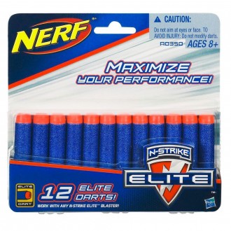 Комплект стрел для бластеров Nerf Elite 12 шт Hasbro. Київ. фото 1 Комплект стрел для бластеров Nerf Elite 12 шт Hasbro. Київ. фото 1