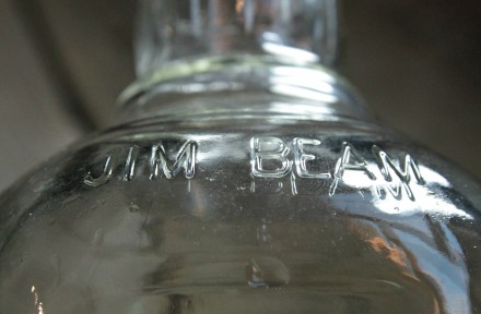 Пустая Бутылка «JIM BEAM» (Бутылка из под Виски ДЖИМ БИМ) 1000ml/1L
. . фото 8