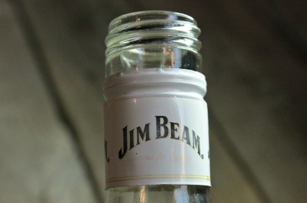 Пустая Бутылка «JIM BEAM» (Бутылка из под Виски ДЖИМ БИМ) 1000ml/1L
. . фото 9