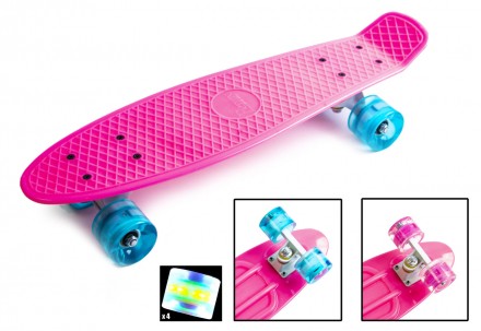 Пенни борд Penny Board "CRIMSON". Малиновый цвет. СВЕТ колеса. Одеса. фото 1 Пенни борд Penny Board "CRIMSON". Малиновый цвет. СВЕТ колеса. Одеса. фото 1