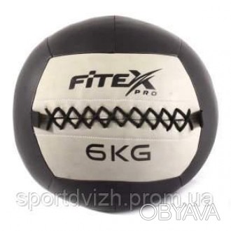 Мягкий набивной мяч (волбол) Fitex 6 кг активно используется в тренировках Кросс. . фото 1